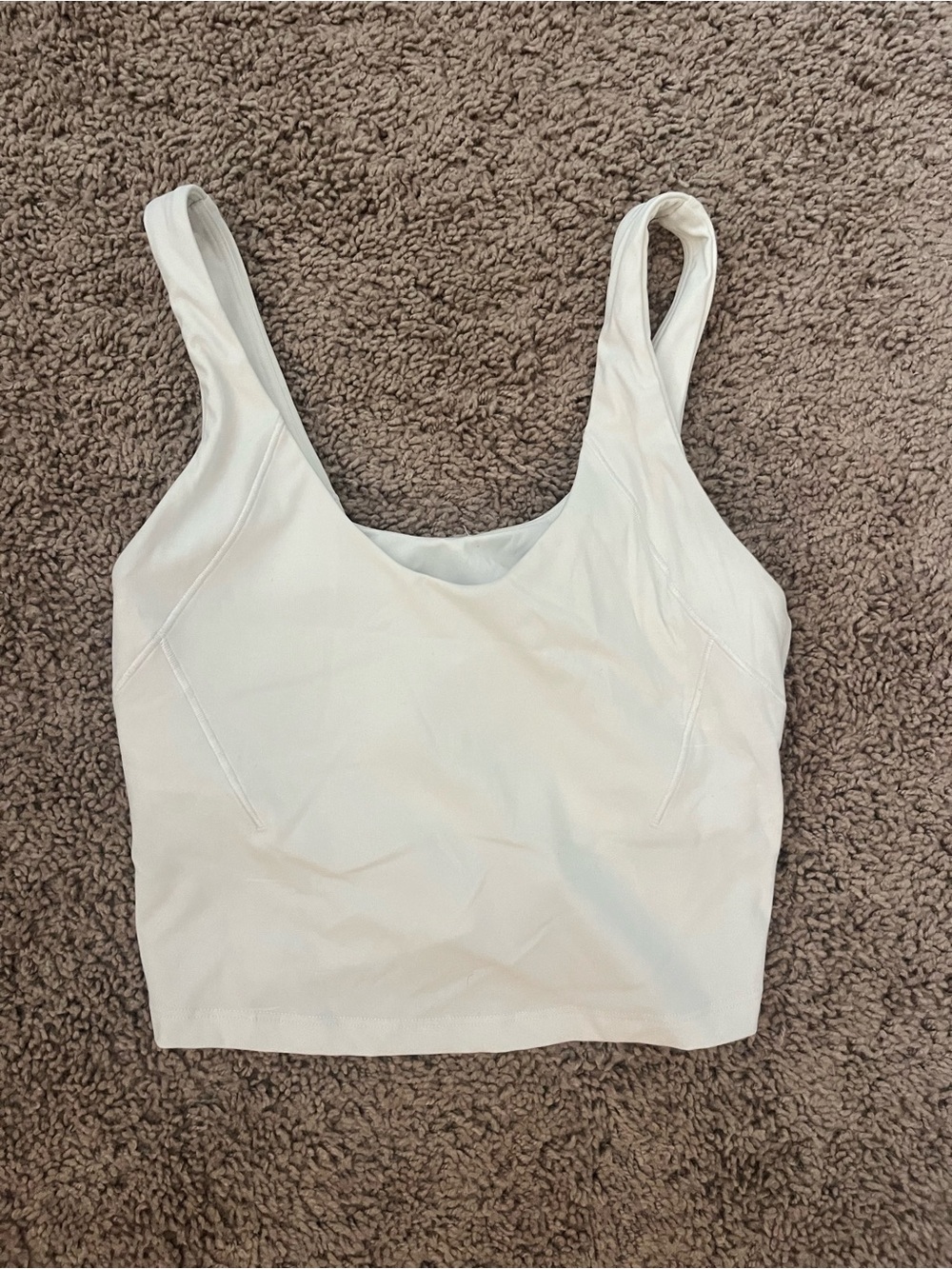 CALIA by Carrie Underwood White Cropped Tank Sports Bra